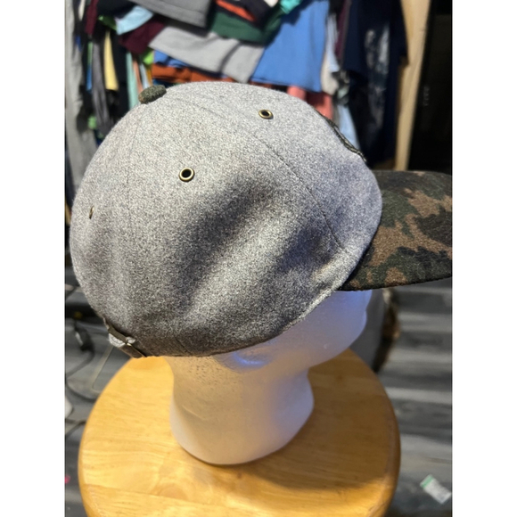 Unisex 47 Brand Steelers Hat Adjustable Gray Camo - Picture 4 of 5